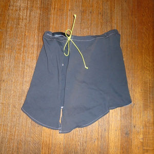 UO Green Draw String Beach Coverup Skirt